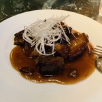 中国料理 四川 - 黒酢のスペアリブ酢豚