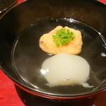 銀座 しのはら - 車海老の飛竜頭