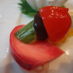 礼華　青鸞居 - 本日の前菜盛り合わせ（ランチ用）のチャイナピクルス