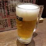 四文屋 - ビール 350円