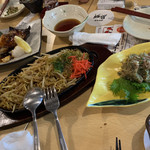 炭鮮 - メロカマ焼き（1382円）・鉄板焼きそば（516円）・真いわしなめろう（734円）