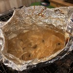 磯丸水産 - イカとキノコのホイル焼き