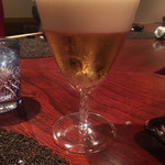 存じやす　極 - ラリックのビンテージグラスで生ビール