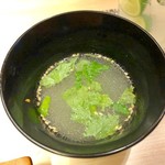 地葉はなれ - 2019.4.  鶏スープ