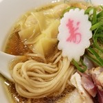 麺屋 六感堂 - 中華そば 金（醤油）＋シャポーン鶏ももタタキ増し