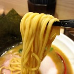 拉麺大公 - 6周年限定 家系ラーメン 麺リフトアップ