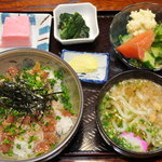 くまの里 - マグロ丼定食