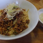 無坊ふかみ - 汁なし担担麺、スープ付