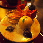 はづ合掌 - 鮭のハラスとマスカルポーネなどの平盛