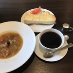 CAZAN 珈琲店 - カフェ円＋スープモーニングセット