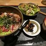 九州の地魚料理 侍 - 大分丼　930円