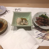 うを徳 - 生牡蠣・蕗味噌 ほたるいか 野萱草