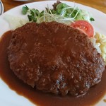 天しんラン満 - どどーんと食べ応えあるミンチカツ！
            外はカリっとして美味しかった～