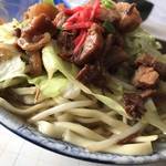 Hatobashokudou - まるでラーメン二郎みたいな山盛りww