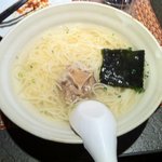 牛たん炭焼 利久 - 〆のにゅうめん