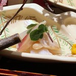 銀座 しのはら -  ＊平貝&ミル貝とホッキ貝、黄身酢合わせ