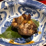 銀座 しのはら - 炭火焼きスッポン・・焼きもお上手ですがタレの味わいがいいですね。