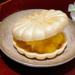 銀座 しのはら - マンゴの甘味がフォアグラとよく合います。