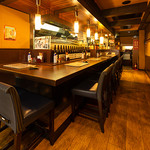 八丁畷の名物家 - 全景（カウンター席）