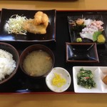 うべ新鮮市場 元気一番 - みさき定食  600円