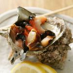 Turban shell sashimi