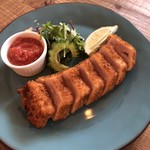 島のごちそう てぃんがーら - マンピーのGスポット、否、マンボーのレアカツ。あっ、マンしか合ってないw