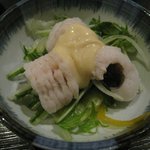 海鮮居酒屋 鮮魚家 - 中皿：鱧の湯引き