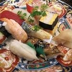 玄海鮨 - 梅にぎり ８００円＋ツプ貝  アナゴ