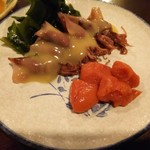 金町製麺 - ホタルイカと明太子