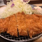 松のや - 徳朝ロースかつ定食 かつアップ