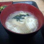 ぶた福 - 豚丼付属の味噌汁
