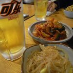 コーラ - 生ビールとキムチ