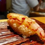 すし 喜邑 - 2019.3.  縞海老