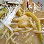 喜八 - ねぎみそチャーシューメン（おろしニンニクを入れて）