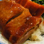 金陵 - 皮付焼豚・鴨丼