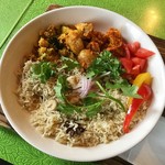 スプーンソング - 【チキンプラオプレート＆タミルチキンカレー 1,400円】プラオプレート