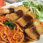 マルカンビル大食堂 - おまけ…閉店したマルカンデパート大食堂のナポリかつ♪