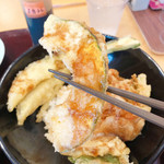 橙々屋 - 天丼 南瓜