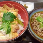 おぎ野 - 親子丼とミニコロ蕎麦の大盛