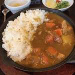 センビェット - チキンカレーのアップ。まさかの甘口欧風カレー。