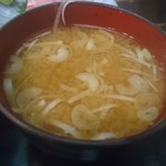 大衆料理　川治 - あっつあつのお味噌汁(19-04)