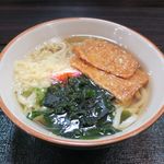 麺屋 一心 - きつねうどん（500円）