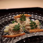 富小路 やま岸 - 半生のばちこ、梅穴子、うるい