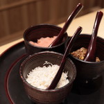 富小路 やま岸 - ご飯のお供