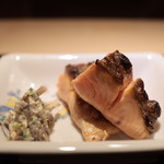 富小路 やま岸 - 桜鱒の塩焼き