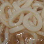 手打ちうどん ひふみ - 手打ちうどん ひふみ大徳寺店のあんかけうどんのうどんアップ（11.08）