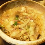 長崎食堂 - 皿うどん（細麺：パリパリ麺）800円