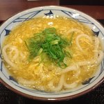 丸亀製麺 - 玉子あんかけうどん