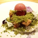 Ristorante fanfare - デザート：苺と練乳のカッサータ（2019.3）