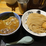 松戸中華そば 富田食堂 - 濃厚半熟玉子つけ麺